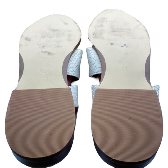 Topshop Odessa Embossed‎ Cutout Closed Toe Sandal Strap Closure Size EU 41 - Picture 8 of 11